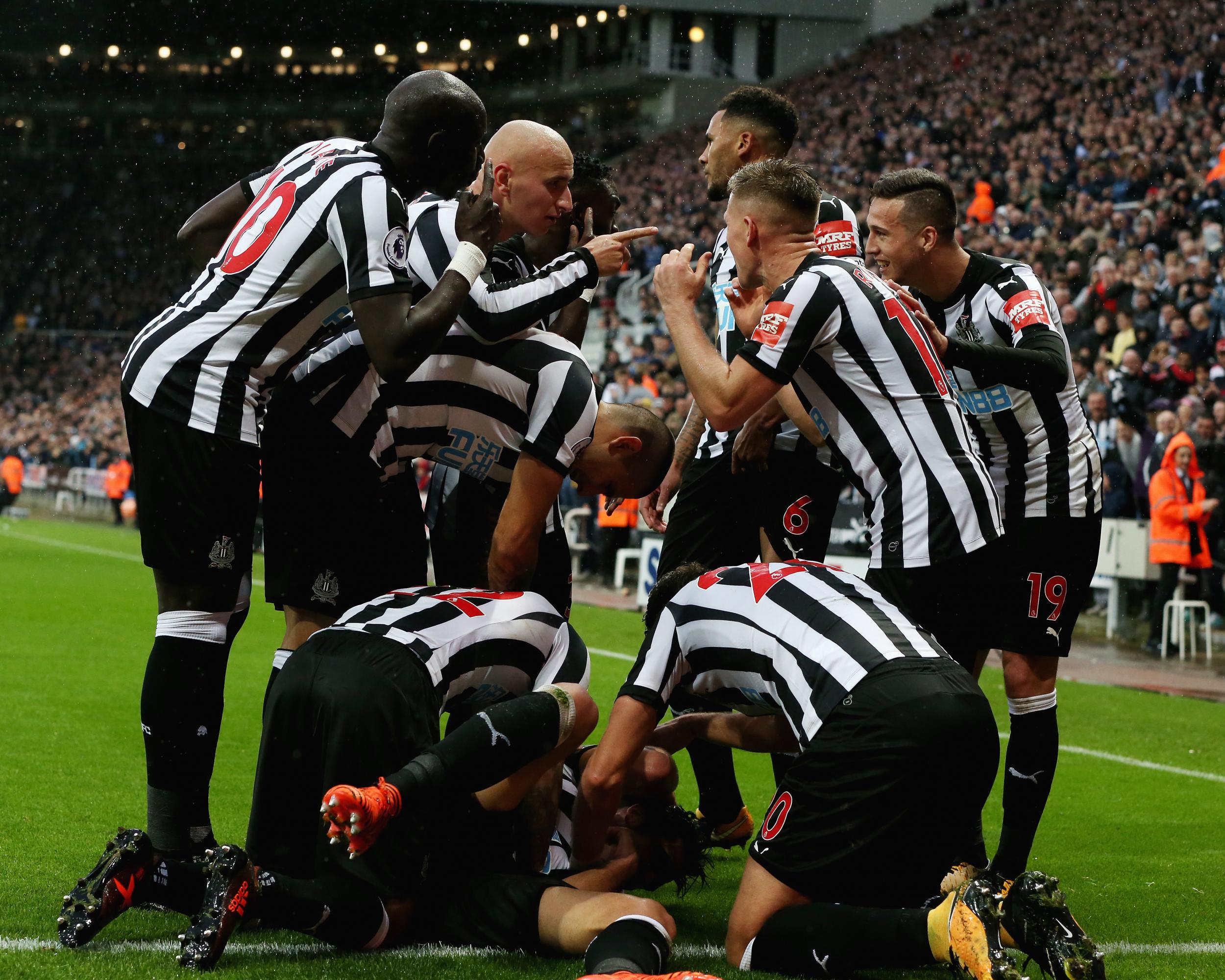Newcastle are up to sixth with the win