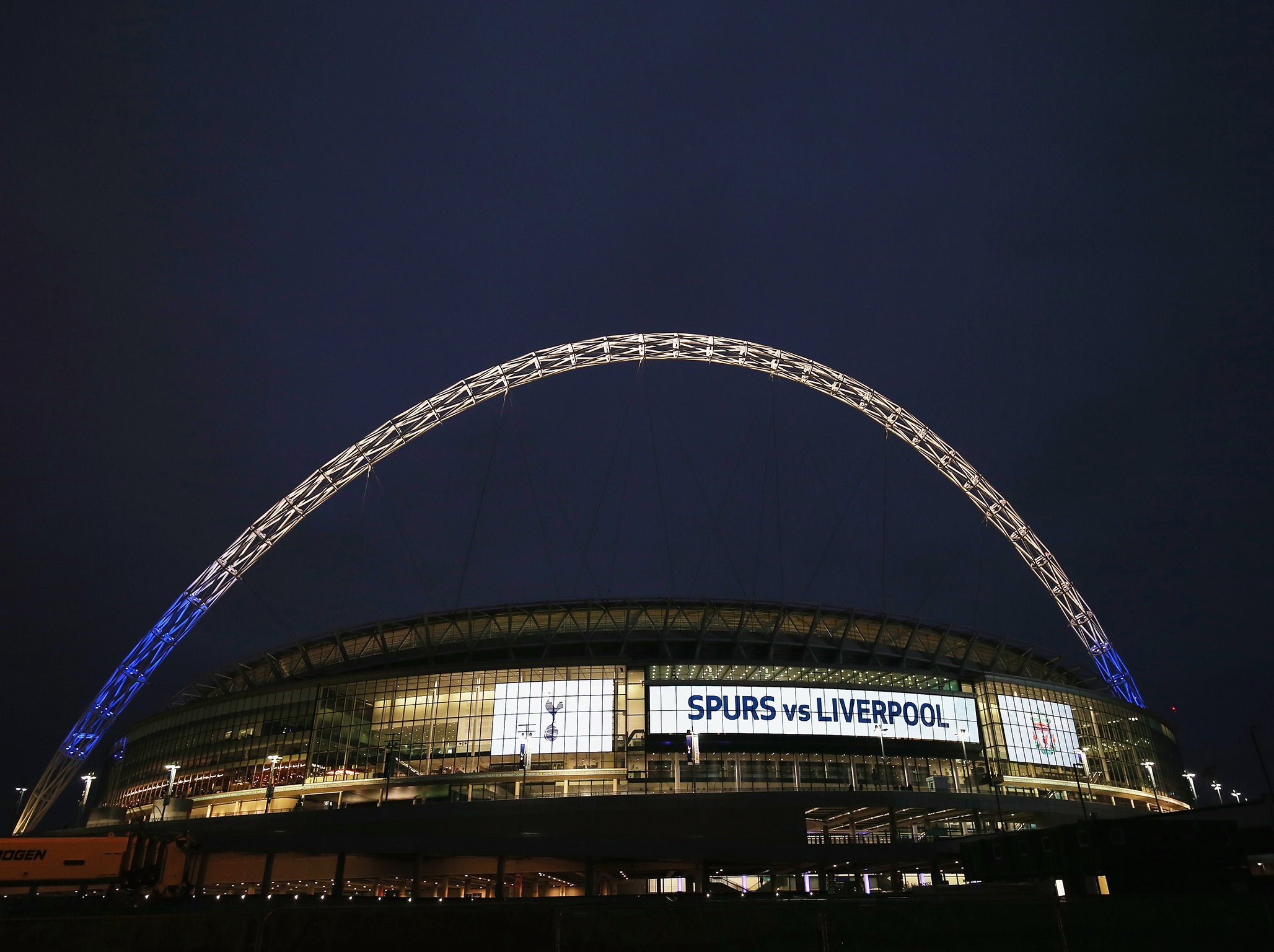 The incident took place at Wembley, Tottenham's adopted home for the year. Getty