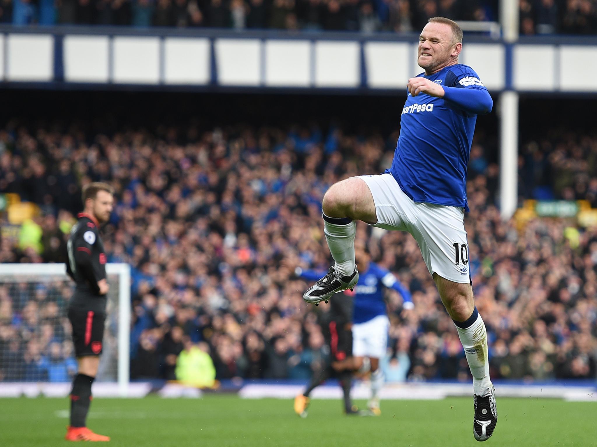 Rooney's first ever league goal came against Arsenal 15 years and three days ago