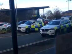 Man with 'sawn-off shotgun takes hostages in Nuneaton bowling alley'