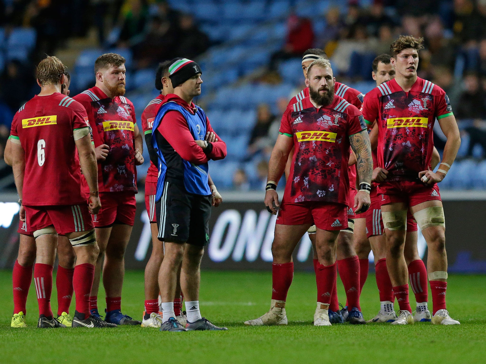 Harlequins were swept aside by their English rivals