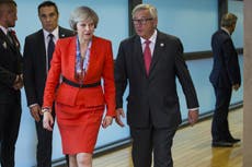 Theresa May ‘begged’ Juncker for help at private dinner, leak claims