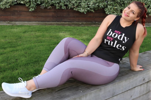 968px x 681px - Extreme dieter' says she's more confident as a size 14 than she ...