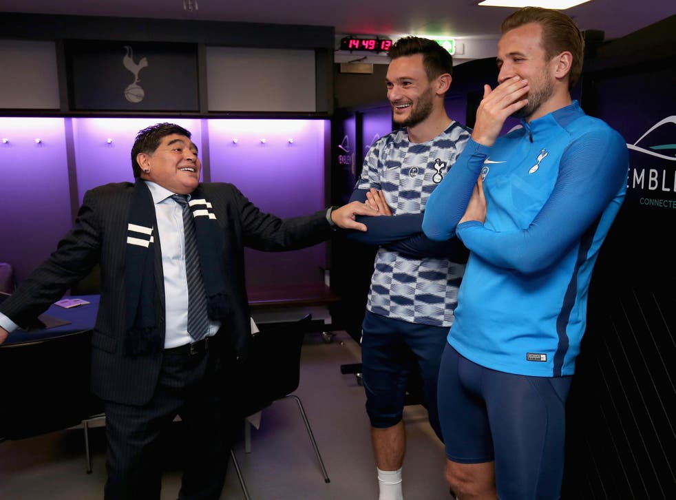 Maradona met Kane prior to the game
