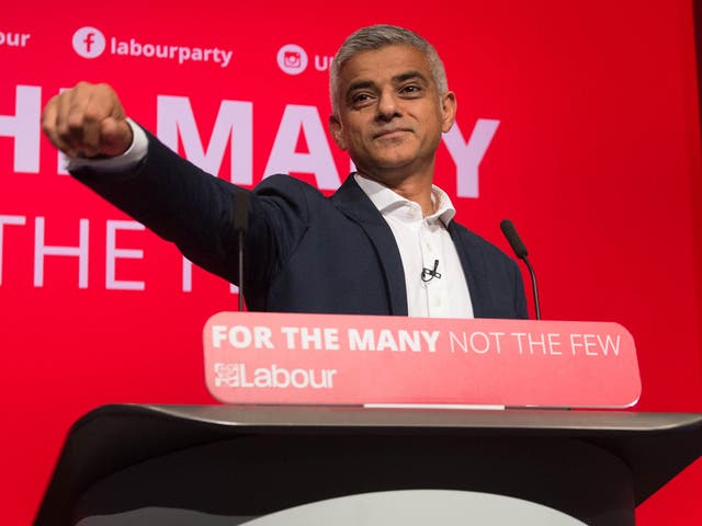 The London Mayor, pictured at the Labour Party Conference in Brighton last year
