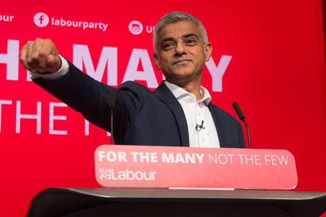 The London Mayor, pictured at the Labour Party Conference in Brighton last year