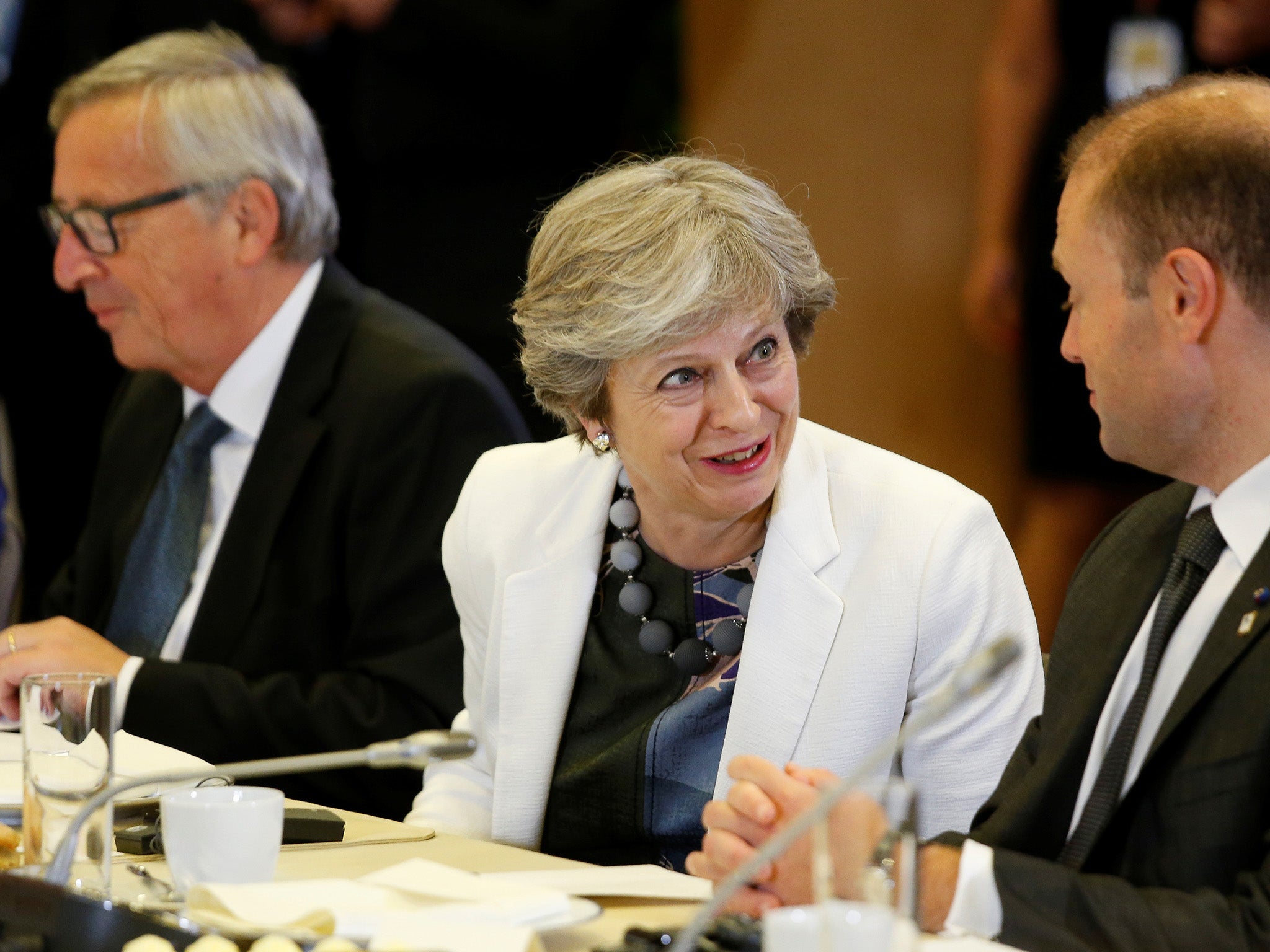 Theresa May, Donald Tusk and Jean-Claude Juncker’s second date was just as disastrous as the first, you may or may not be shocked to learn