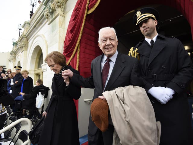 Jimmy Carter says he does not think the Russians influenced the election and he would work for Donald Trump