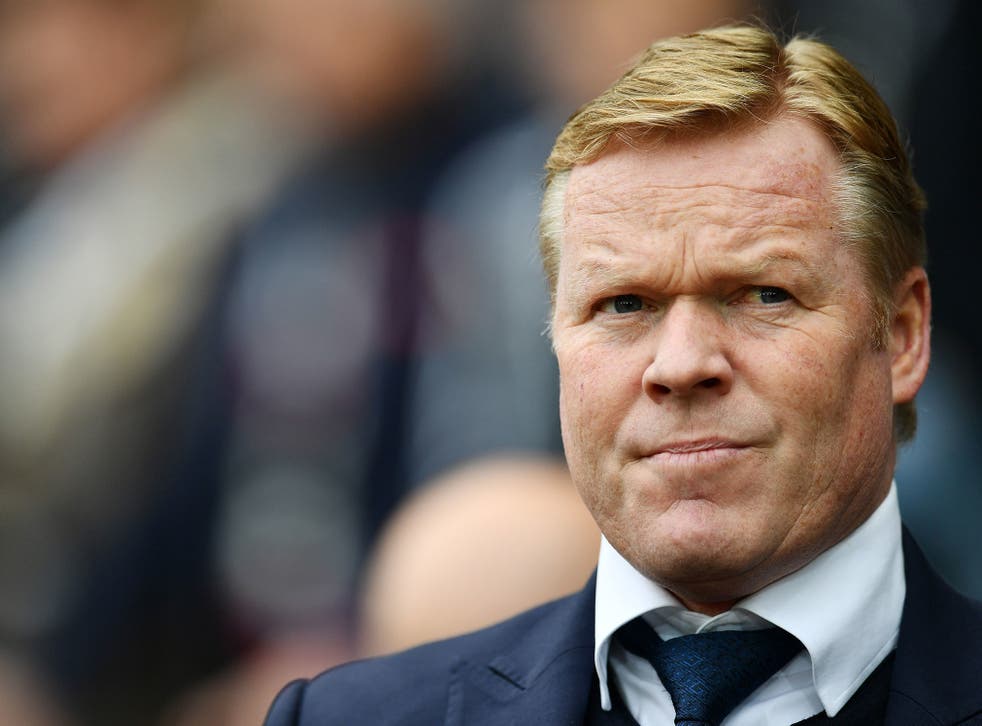 Ronald Koeman believes the writing was on the wall at Everton from as early as pre-season