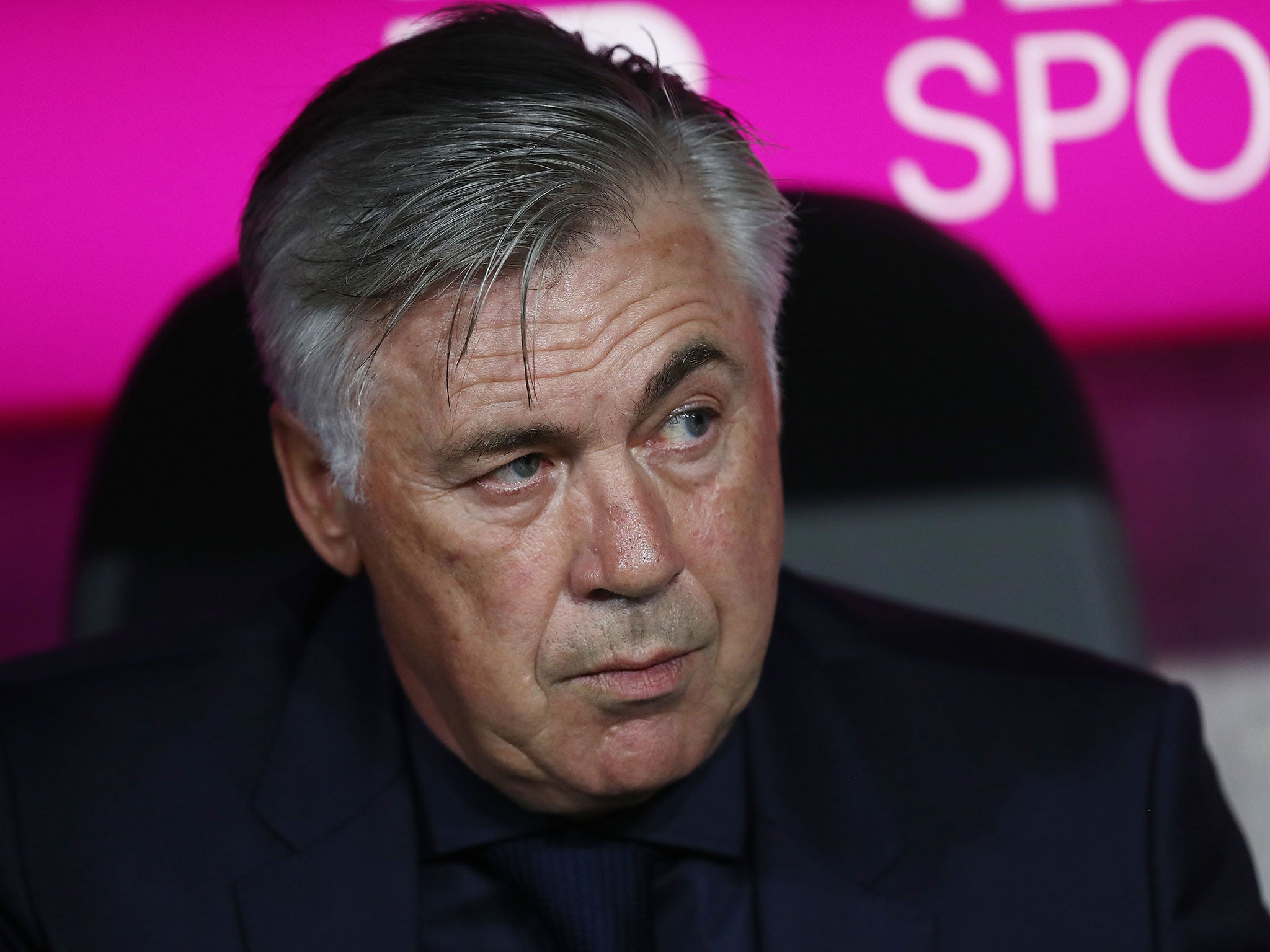 Carlo Ancelotti is currently out of work having recently been sacked by Bayern Munich