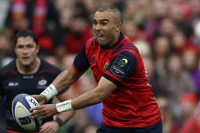 Simon Zebo will leave Munster at the end of the season