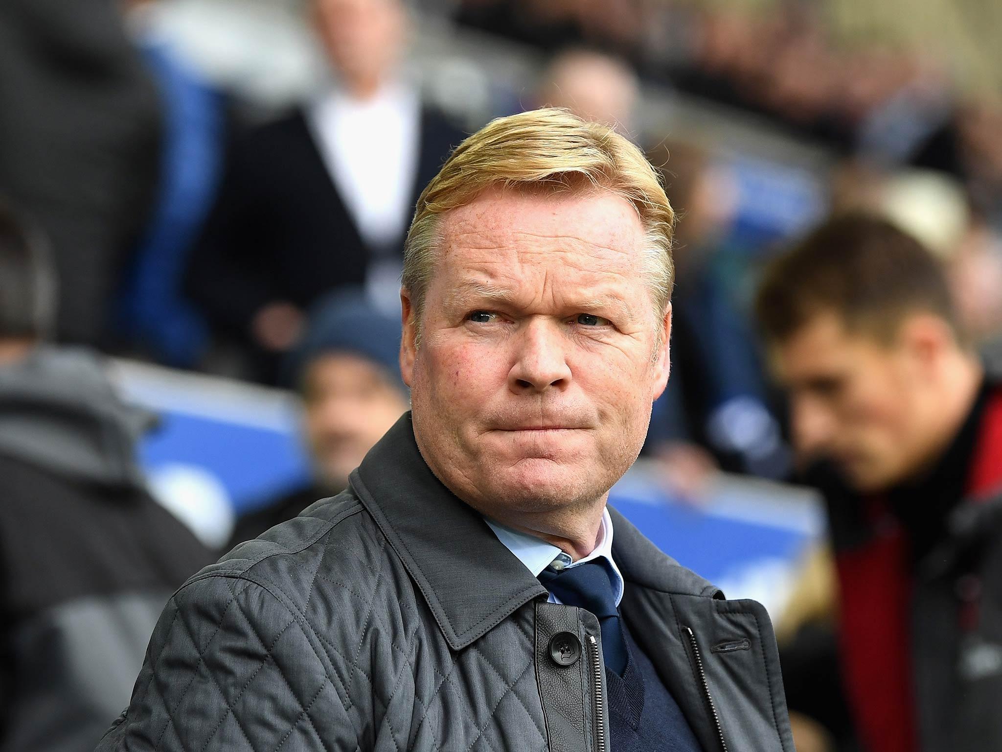 Ronald Koeman was in charge of Everton for just over a year. Getty