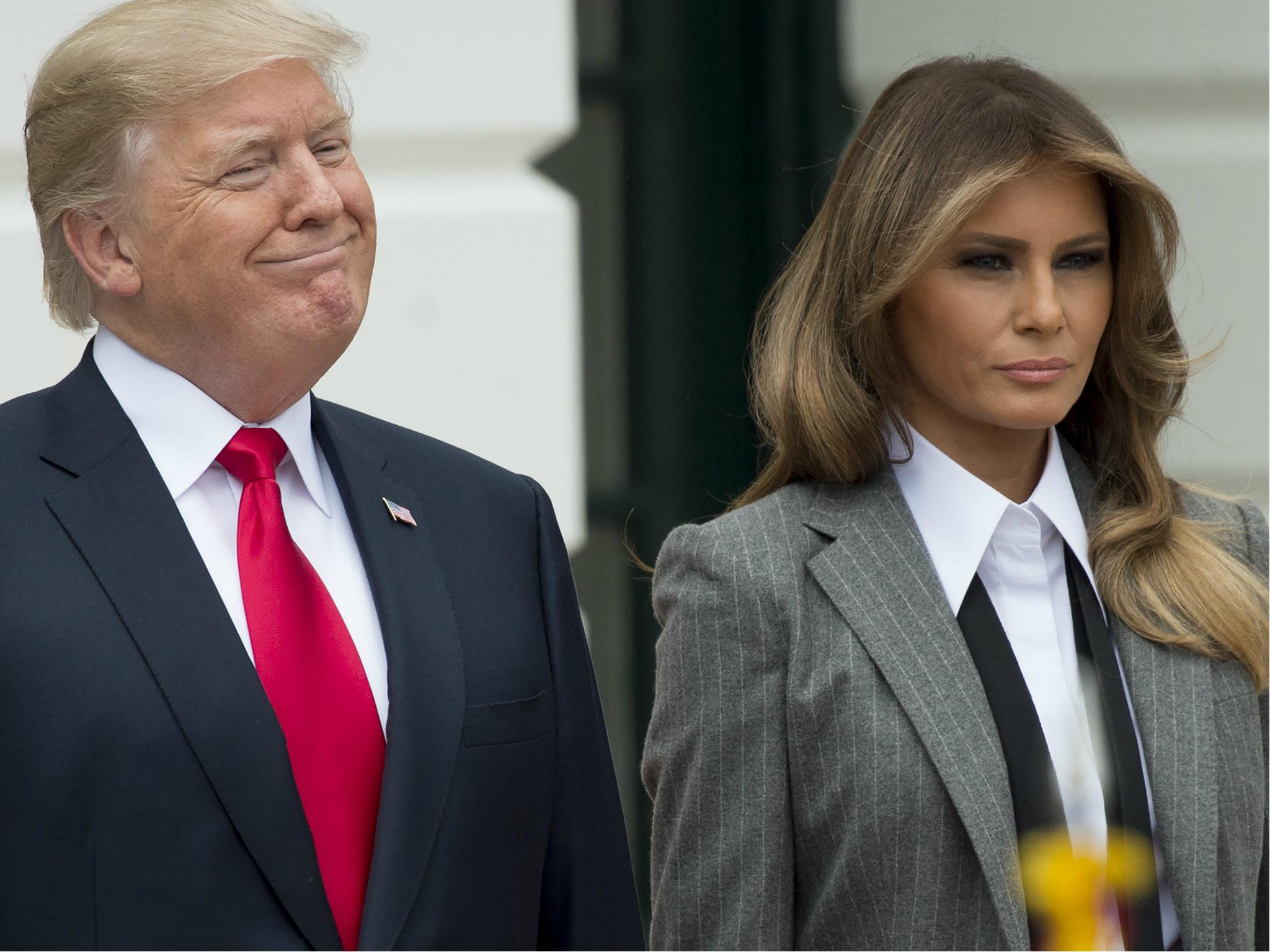 Melania Trump has made cyberbullying one of her main causes as First Lady while US President Donald Trump continues to berate people via Twitter.