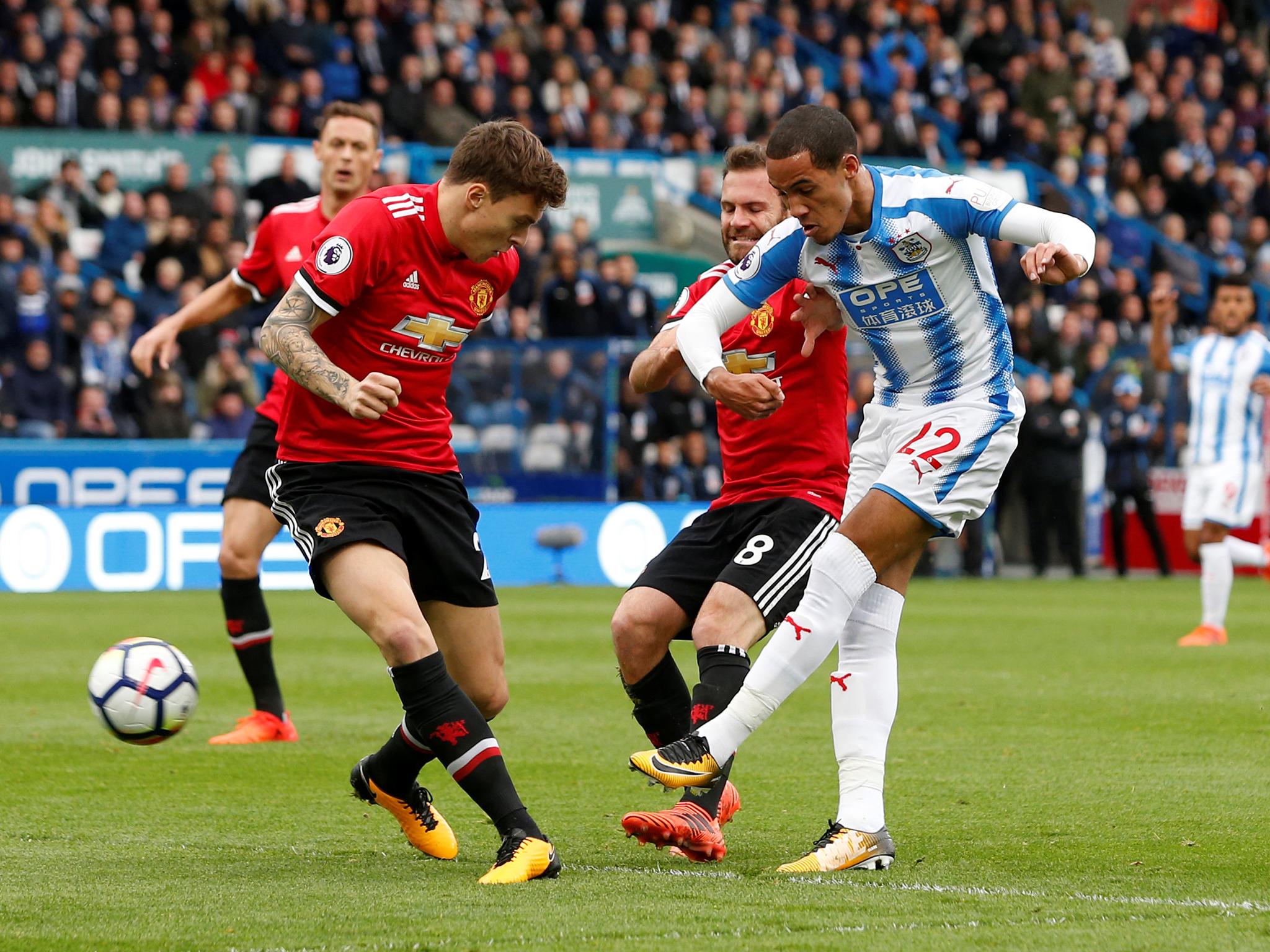 Victor Lindelof was criticised for his performance in Manchester United's 2-1 defeat by Huddersfield Town