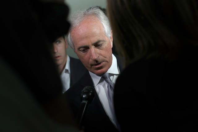 Mr Corker is no longer towing the party line