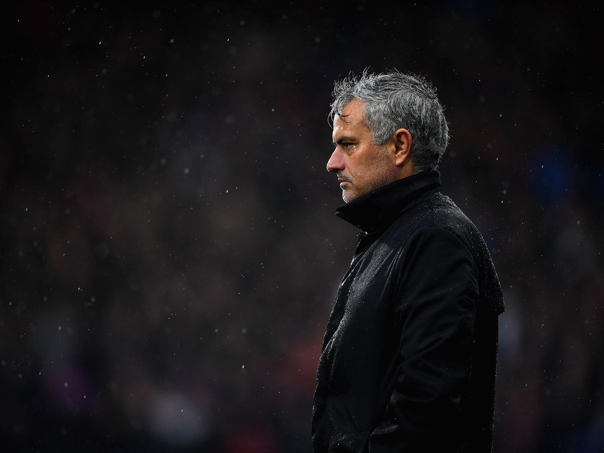 &#13;
Mourinho was disappointed with his team's performance at Huddersfield (Getty)&#13;
