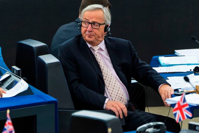 Jean-Claude Juncker in the European Parliament