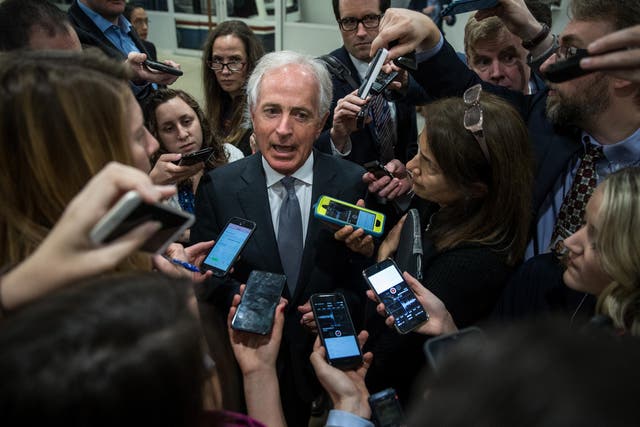 Mr Corker is retiring at the end of his current term