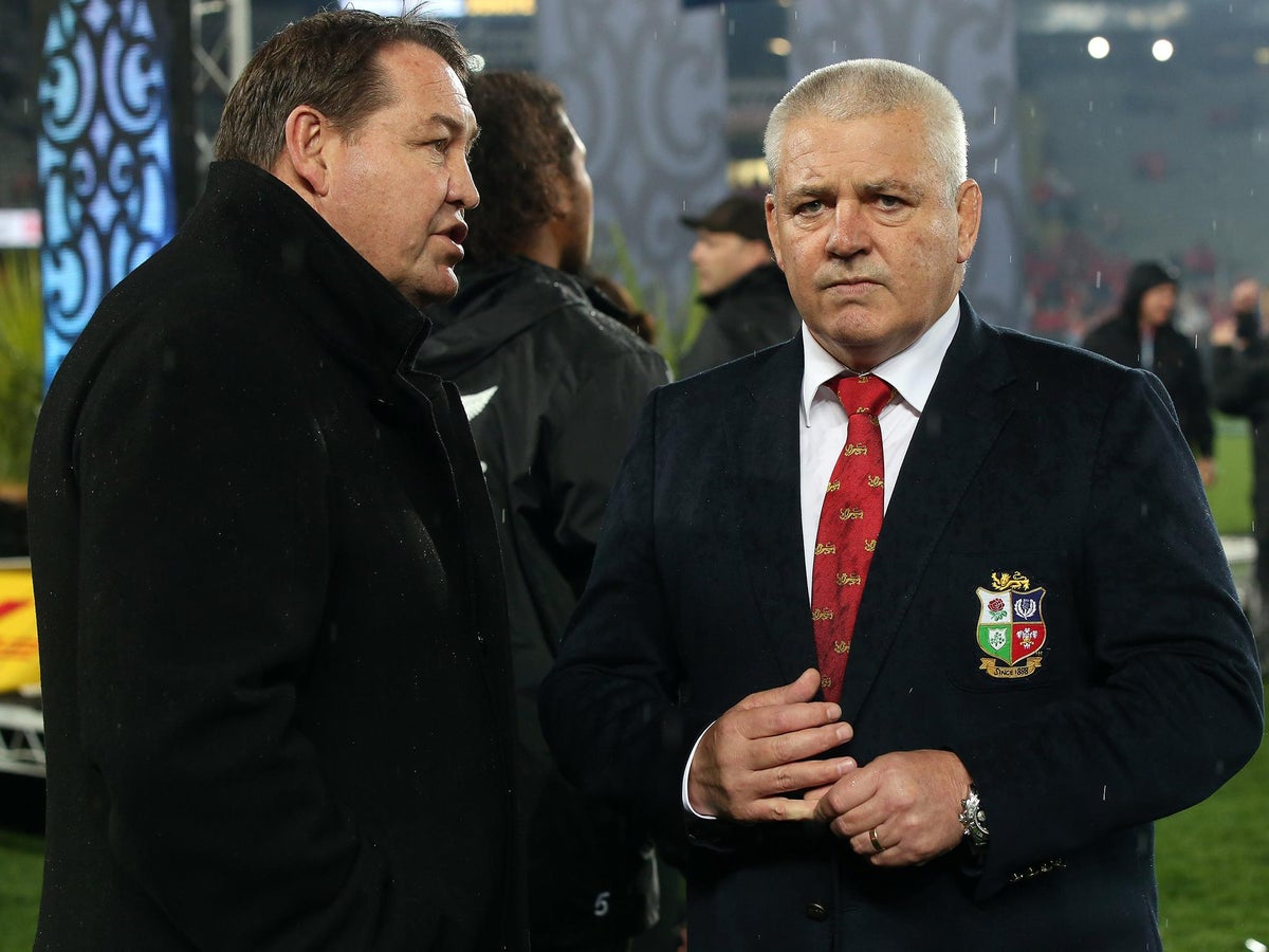Steve Hansen Reignites War Of Words With Warren Gatland Ahead Of Wales Vs All Blacks By Telling Him To Stop Coaching The Independent The Independent