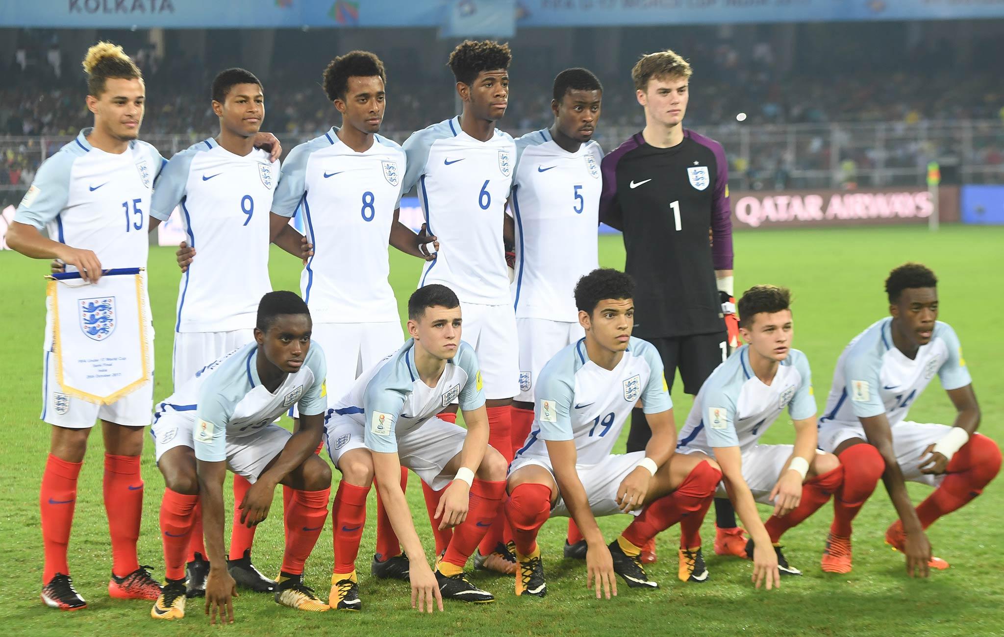 &#13;
England Under-17s will play either Mali or Spain in Saturday's final. (Getty)&#13;