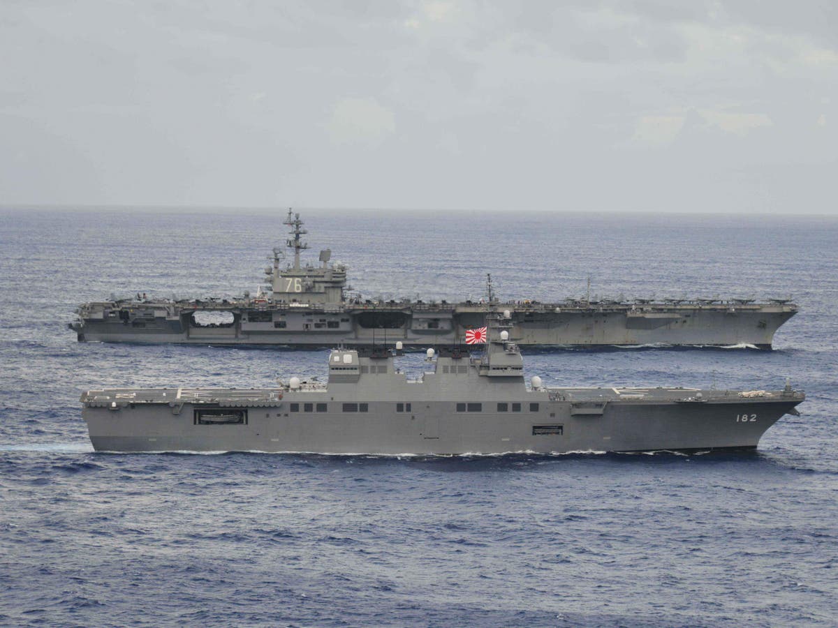 US moves third carrier group to western Pacific ahead of Trump's Asia ...