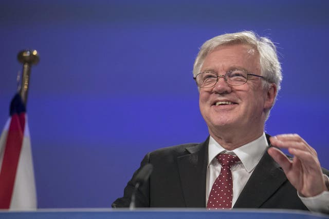 British Secretary of State for Exiting the European Union, David Davis