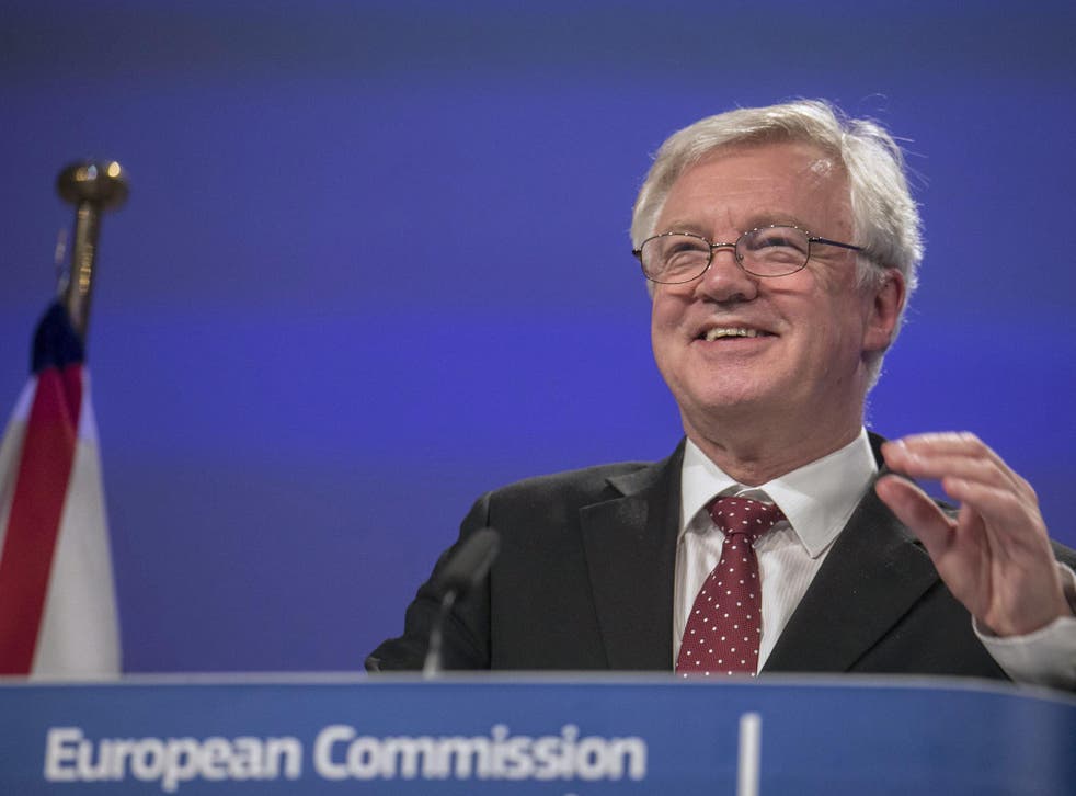 British Secretary of State for Exiting the European Union, David Davis