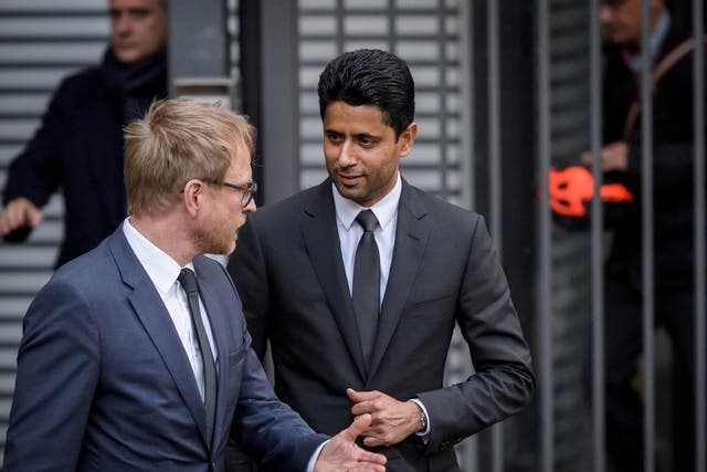 Nasser Al-Khelaifi was subject to a full day of questioning by Swiss investigators. Getty