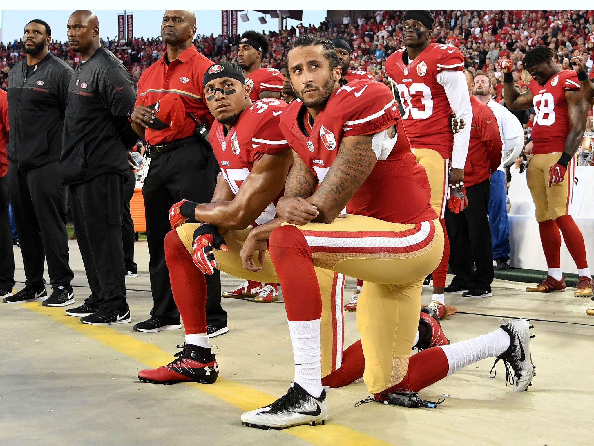 Kaepernick made waves in the sports world with his protest of police brutality and racism in America