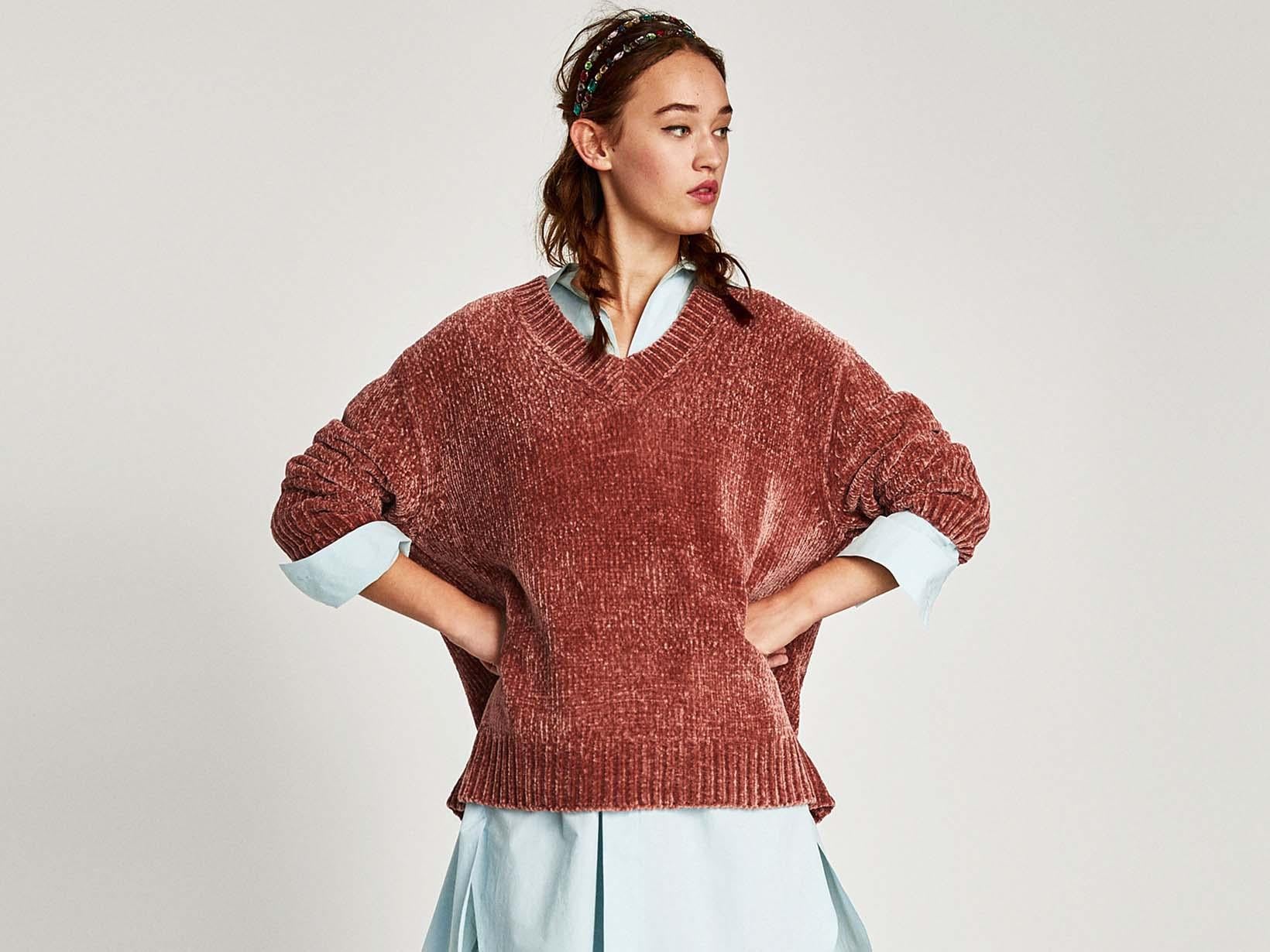 Oversized Chenille Sweater, £29.99, Zara