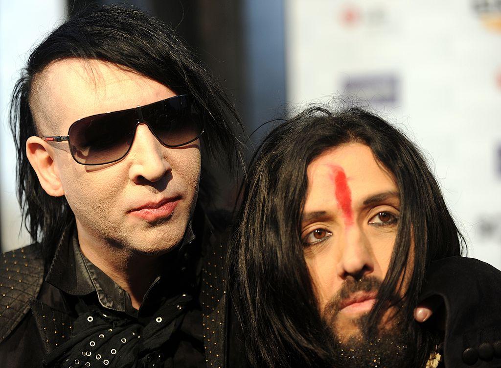 Marilyn Manson with former bassist Twiggy Ramirez