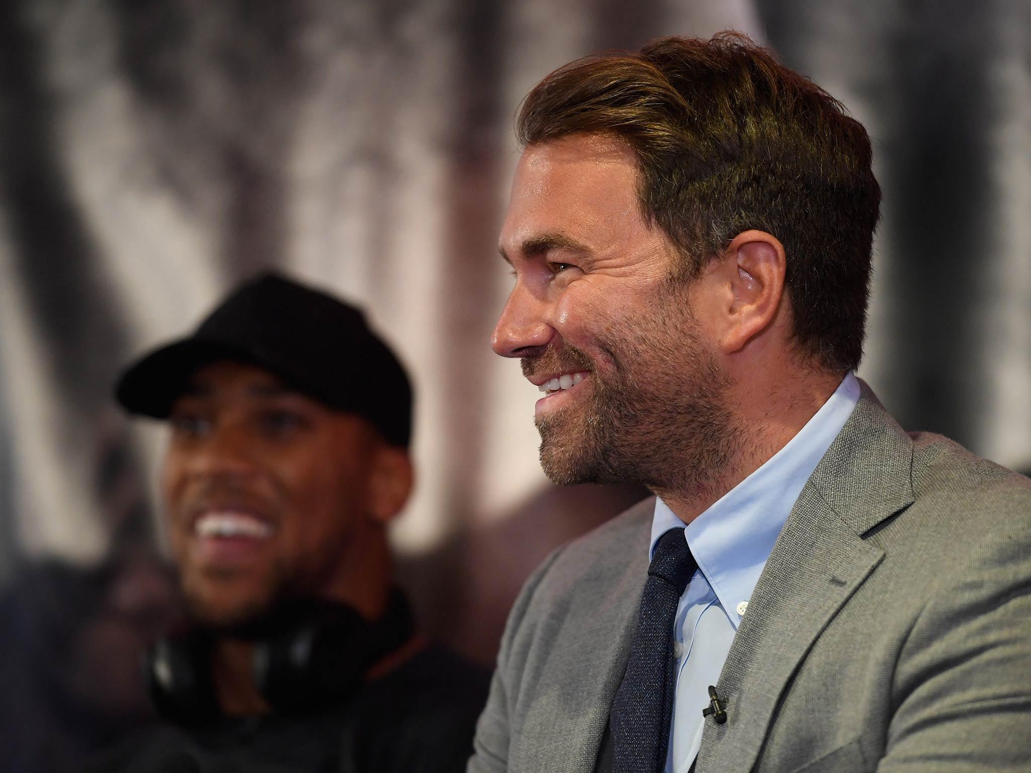 Hearn says Joshua next fight being abroad is 'inevitable'. Getty