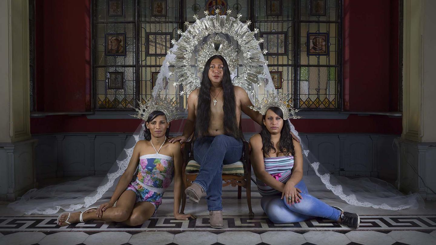 Virgenes de la Puerta: Photo series portrays Peruvian trans women as saints  | The Independent | The Independent