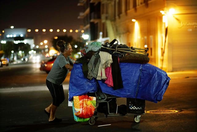 Shelters in San Diego have a waiting list of 200 people every night, forcing many people to sleep out on the streets