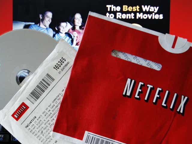 A DVD rental from Netflix is seen with the company's website in Medford, Massachusetts July 25, 2008
