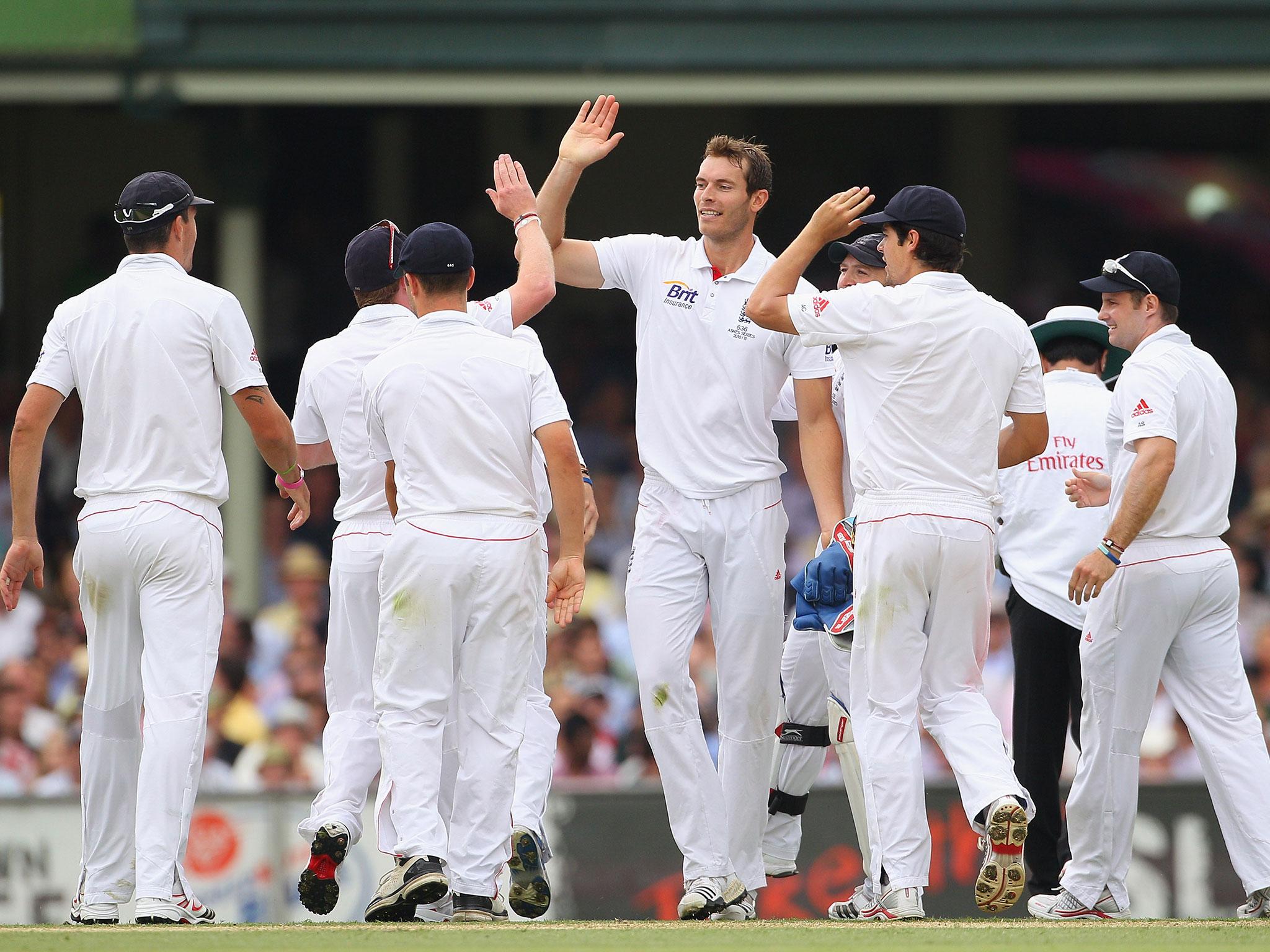 Tremlett was part of the side that won back the urn in 2011