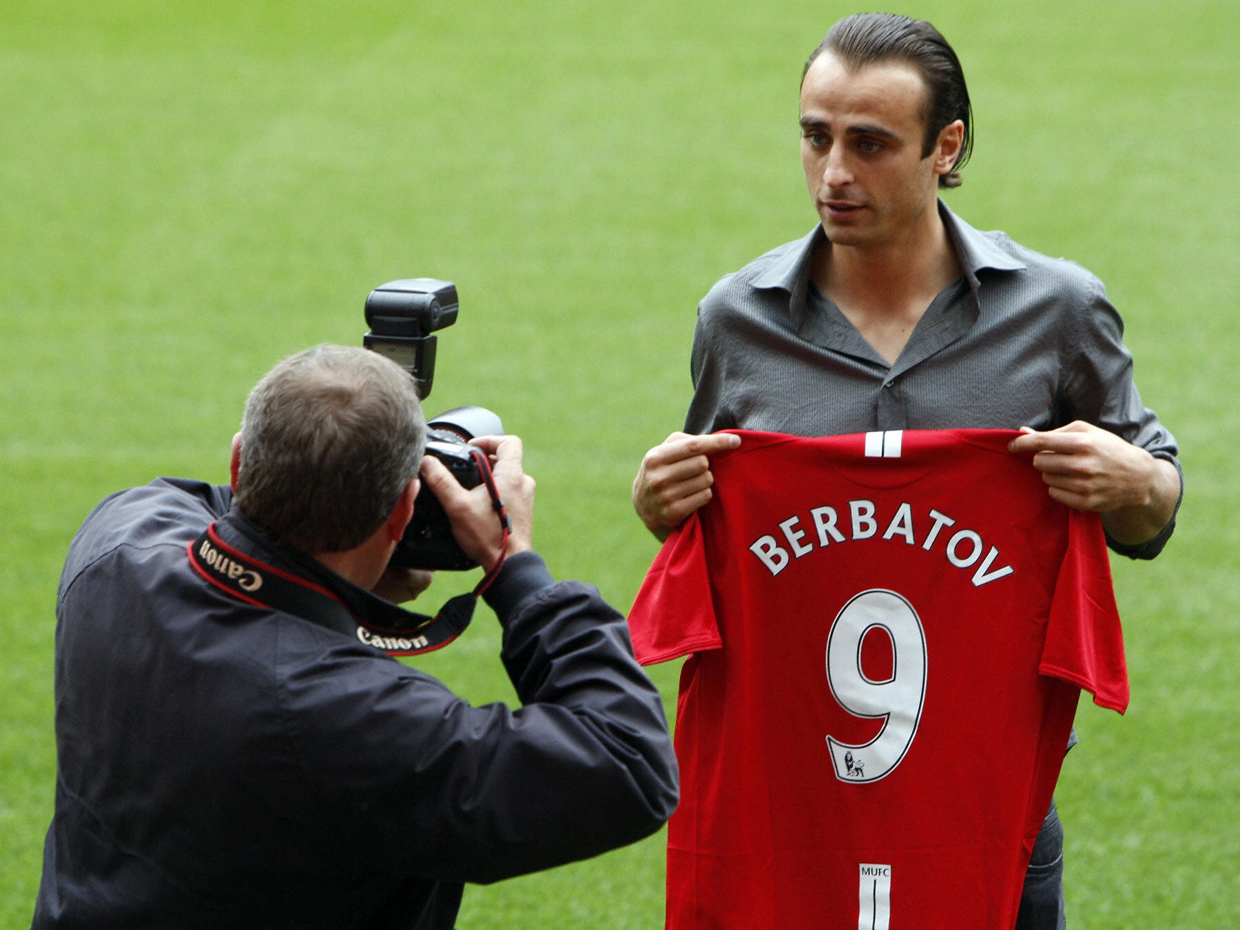Dimitar Berbatov became Manchester United's record signing in 2008
