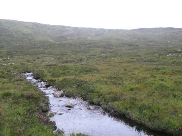 Dreich weather in Coire Bhalach below Meall Bhalach, Highlands