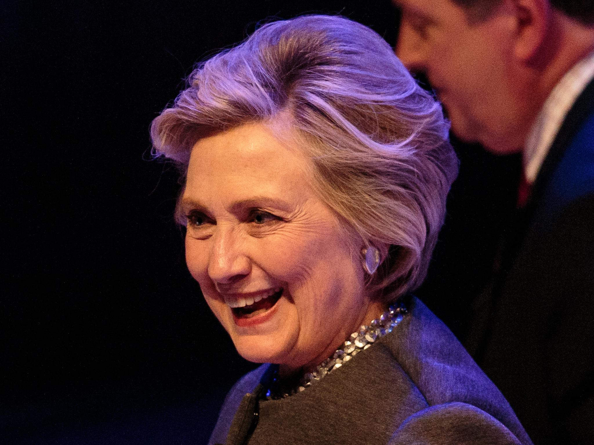 Former US Secretary of State Hillary Clinton