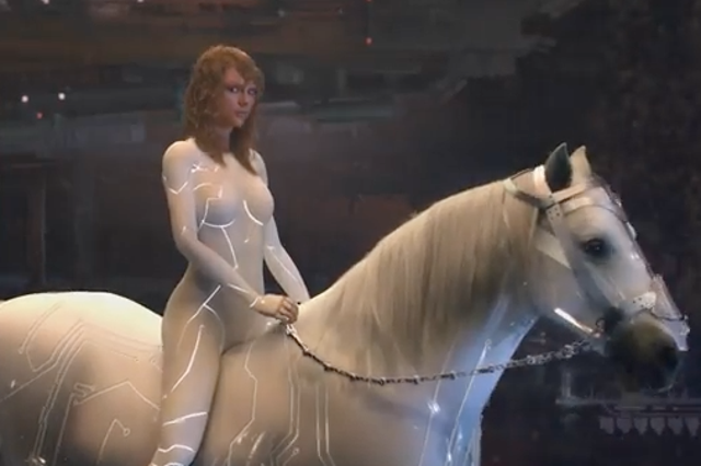 Taylor Swift in the "...Ready For It?" music video