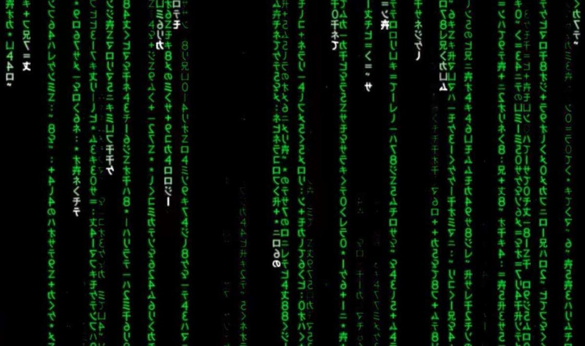 The iconic green code in The Matrix is just sushi recipes | The Independent  | The Independent
