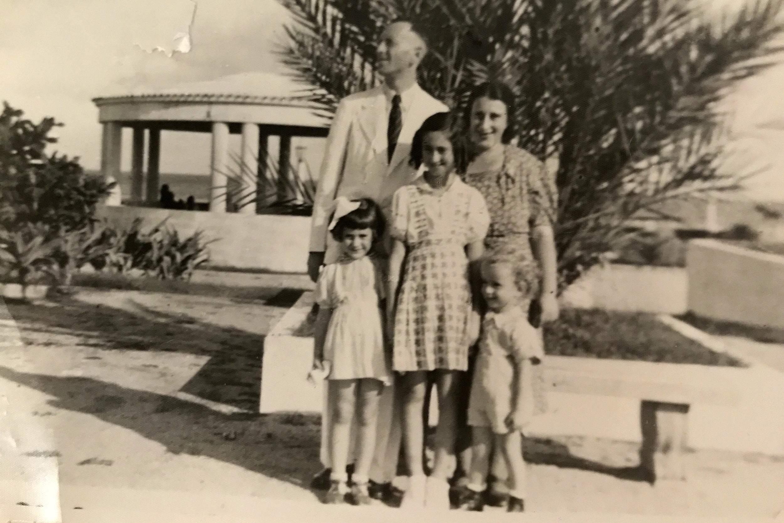 The Codik family pose for a portrait in Santa Domingo, Dominican Republic