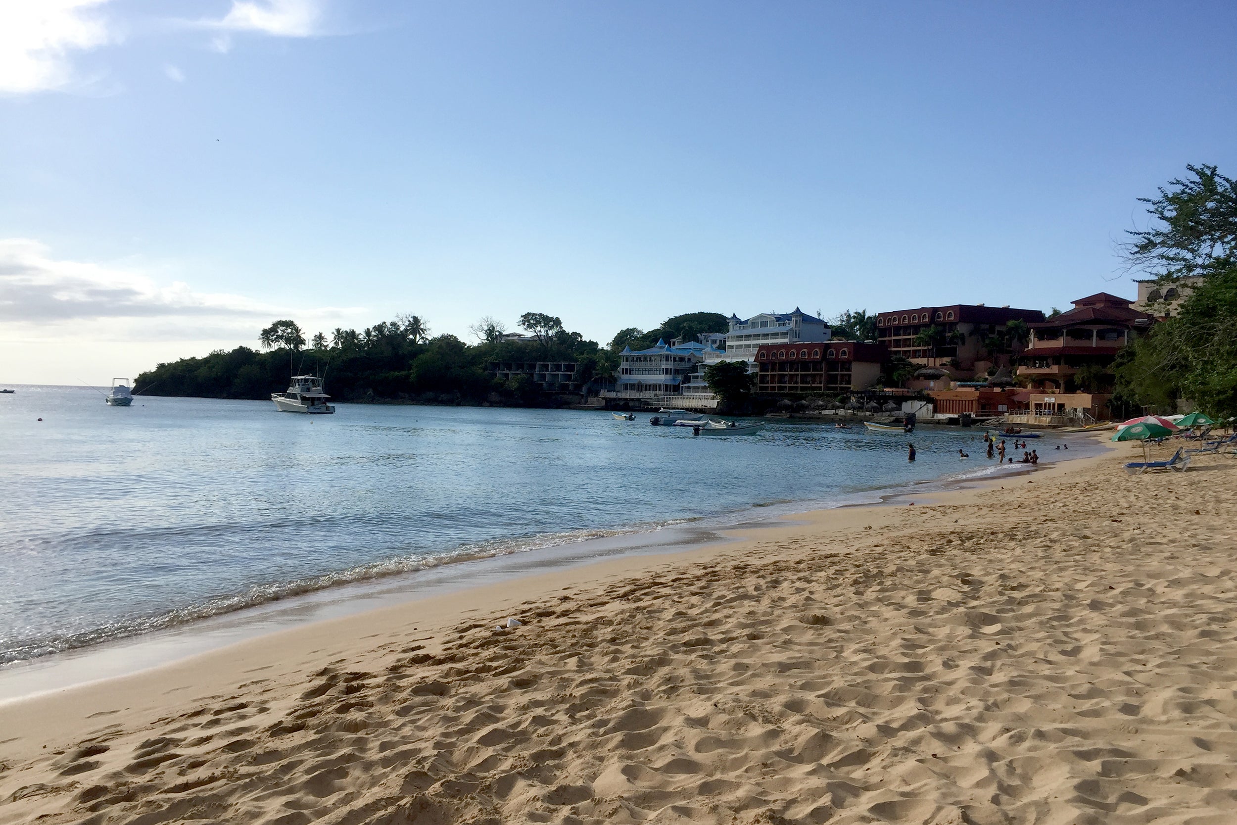 The beach at Sosua today