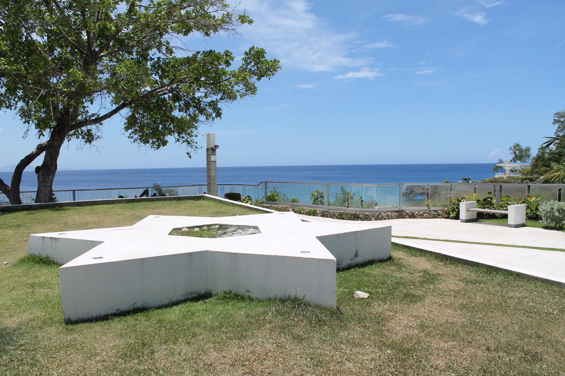 &#13;
A Star of David monument stands near the shore at Sosua &#13;