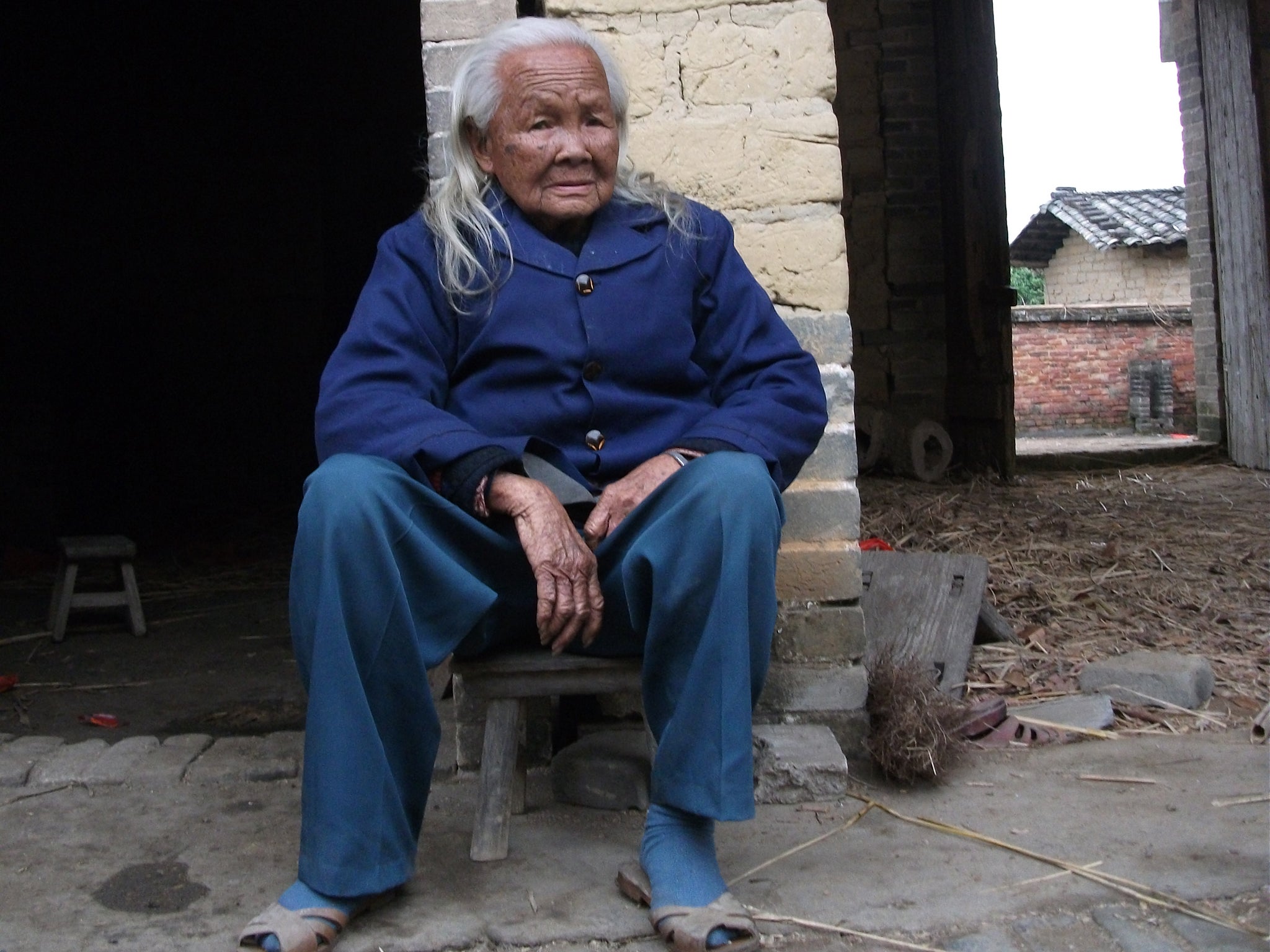 So-called 'zombie gran' Li Xiufeng. Six days after her 'death', a neighbour found her coffin empty and the 'corpse' gone