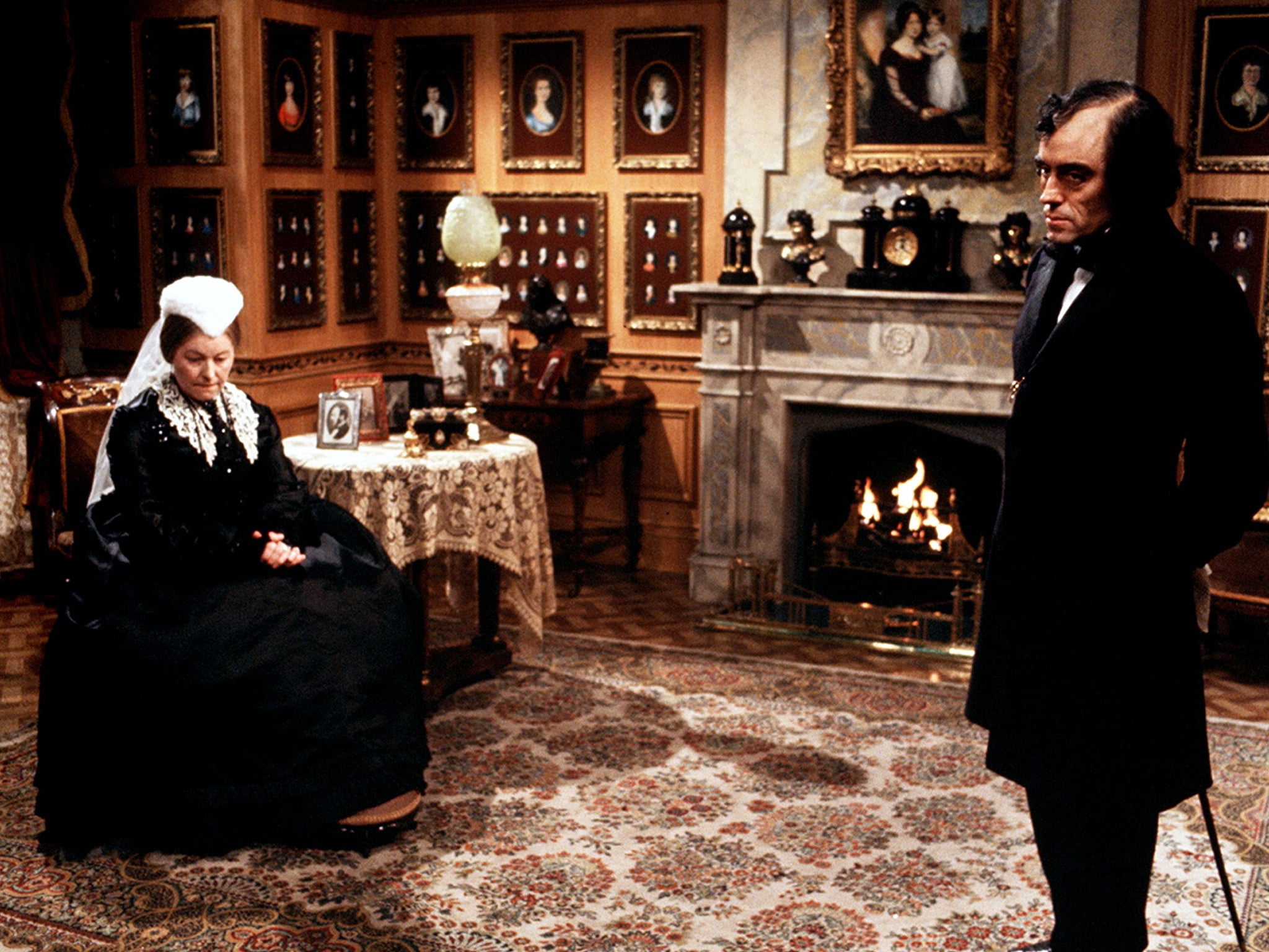 As Queen Victoria in 1978’s ‘Disraeli’, with Ian McShane (Rex)