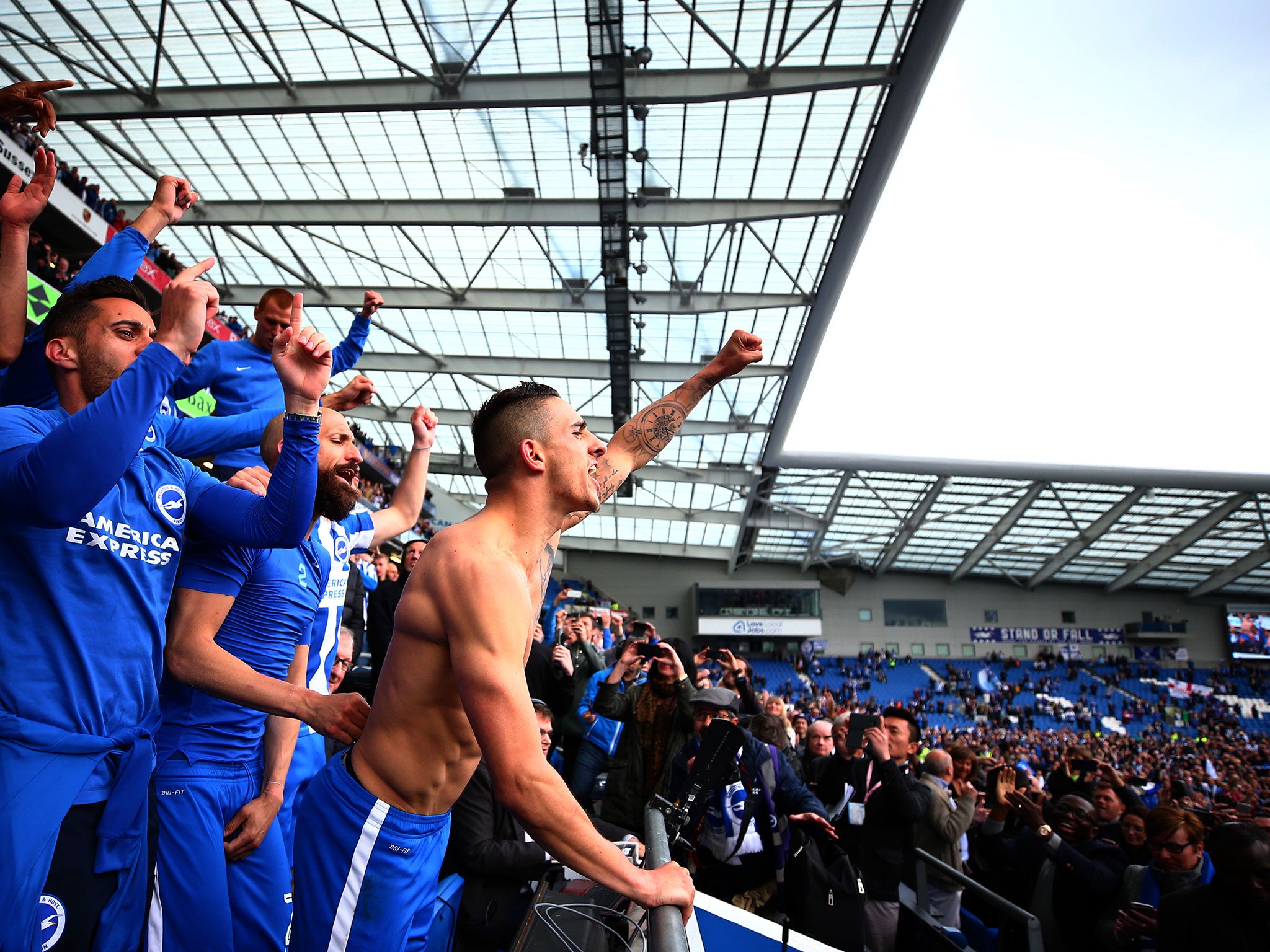 Brighton have had to tailor their game this season after clinching promotion last year