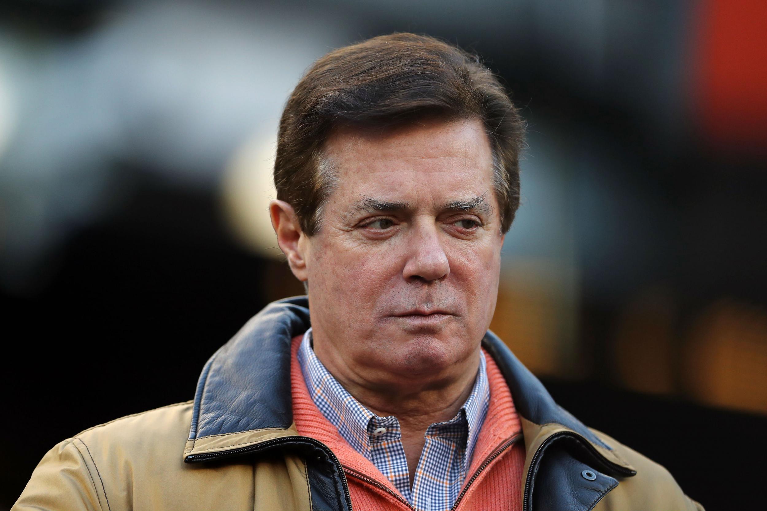 Mr Manafort's home was raided by the FBI earlier this year