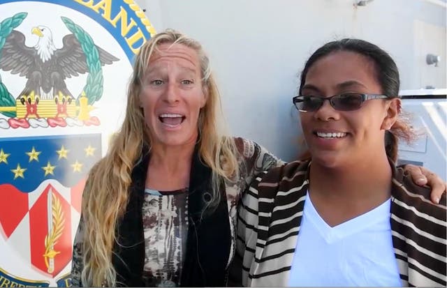 Jennifer Appel and Tasha Fuiava have said they were not entirely prepared for their trip