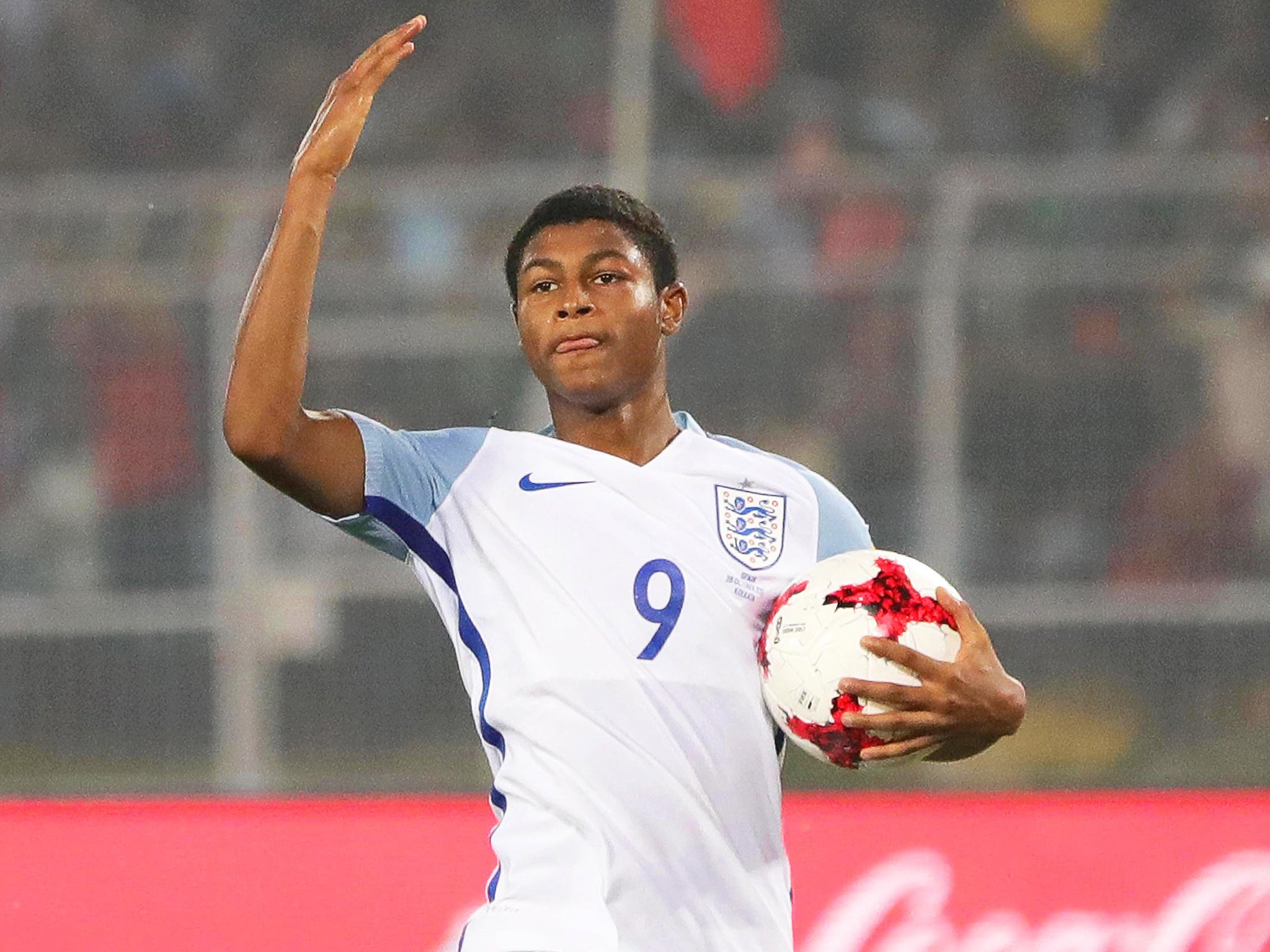 Rhian Brewster scored England's first to trigger the fightback